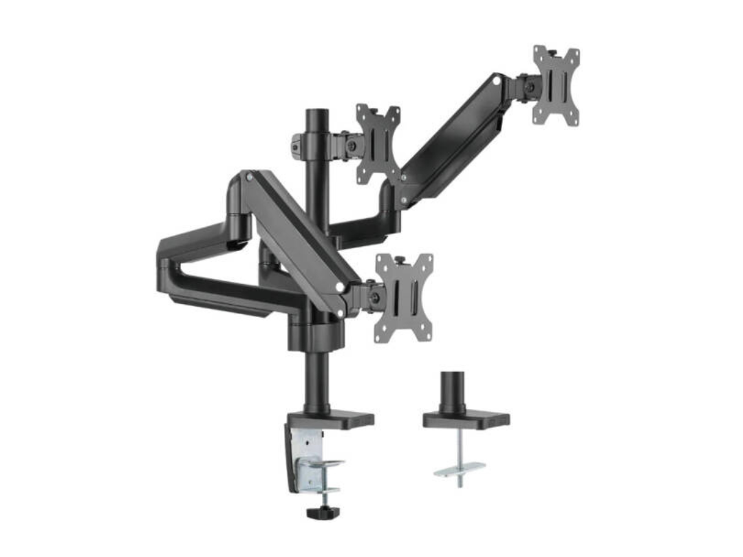 Buy Twisted Minds Triple Monitor Gas Arm – Premium Black | in Qatar Buy Twisted Minds Triple Monitor Gas Arm – Premium Black | in Qatar